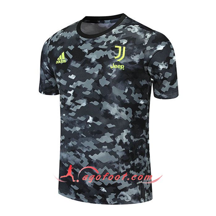 Training T-Shirts Juventus Gris/Noir 2021/2022