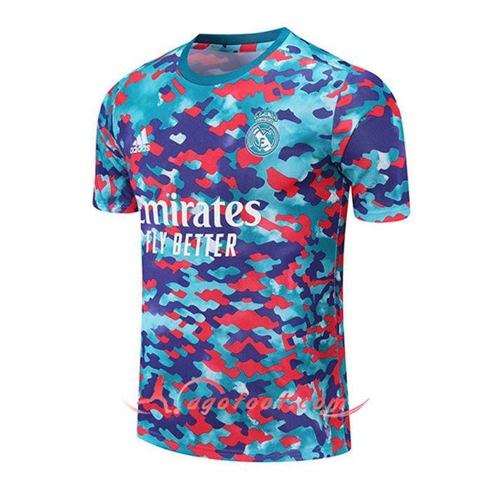 Training T-Shirts Real Madrid Rouge/Bleu/Pourpre 2021/2022