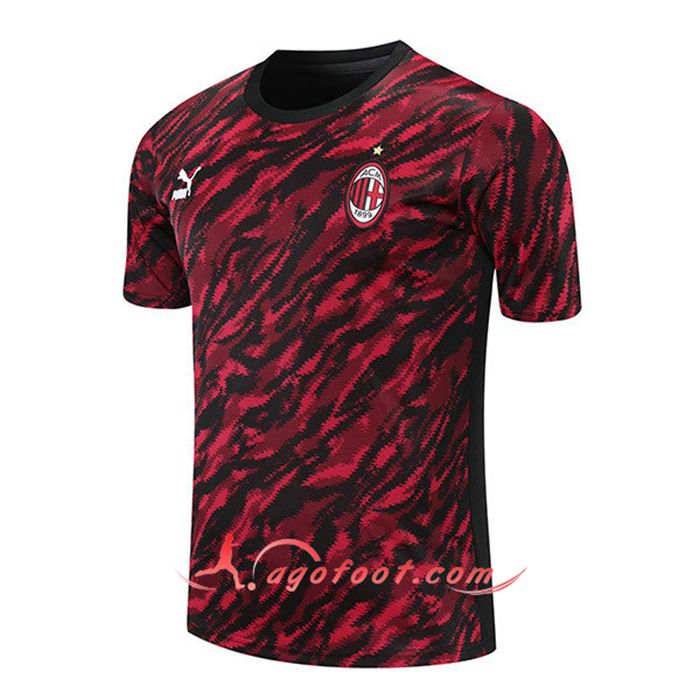 Training T-Shirts Milan AC Rouge/Noir 2021/2022