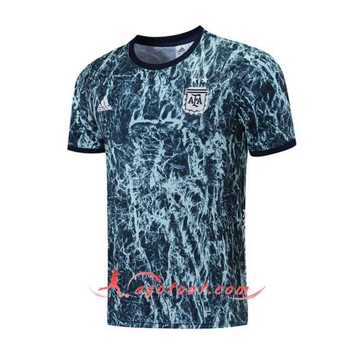 Training T-Shirts Argentina Noir/Bleu 2021/2022