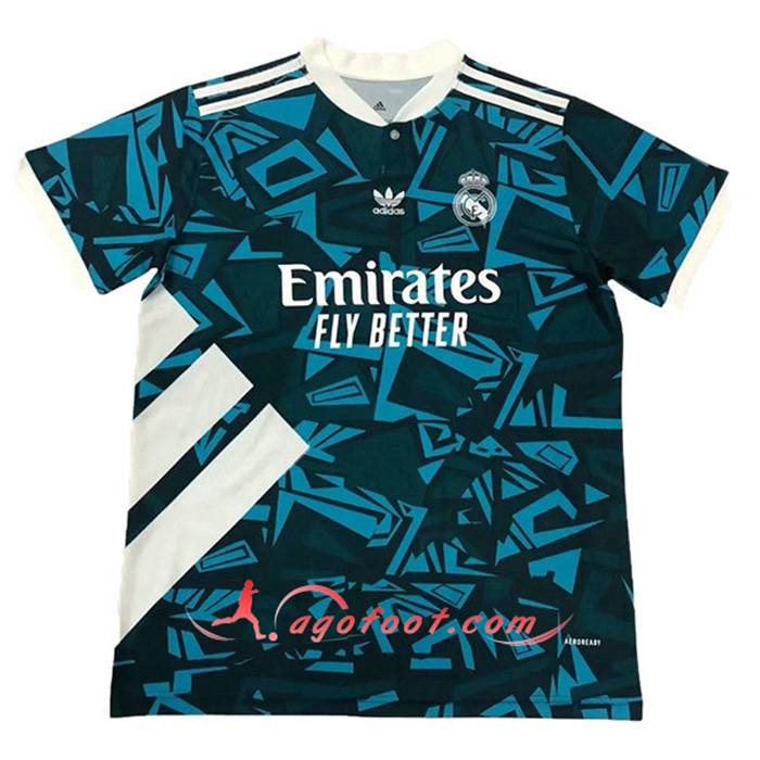 Training T-Shirts Real Madrid Noir/Bleu 2021/2022