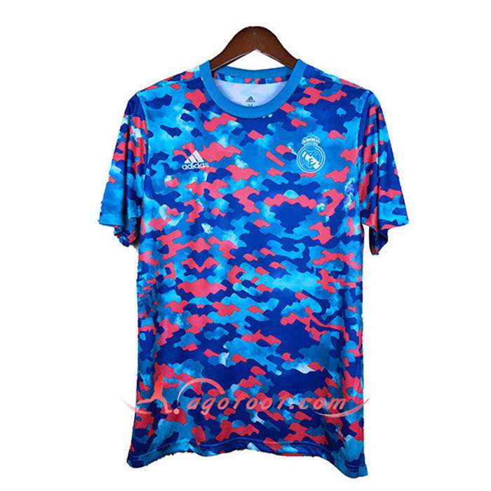 Training T-Shirts Real Madrid Rouge/Bleu 2021/2022