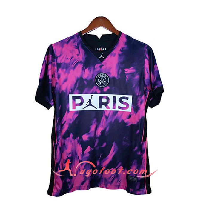 Training T-Shirts PSG Jordan Pourpre/Nior 2021/2022