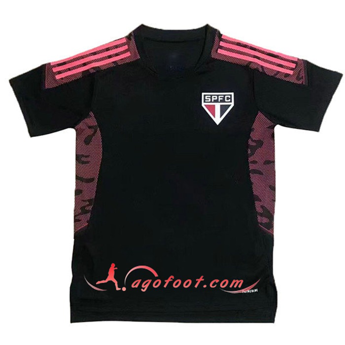Training T-Shirts Sao Paulo FC Rouge/Bleu 2021/2022