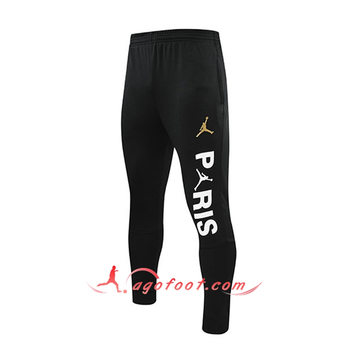 Training Pantalon Foot Jordan PSG Noir/Blanc 2021/2022 -01