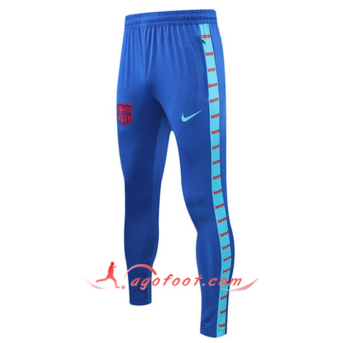 Training Pantalon Foot FC Barcelone Bleu 2021/2022 -01