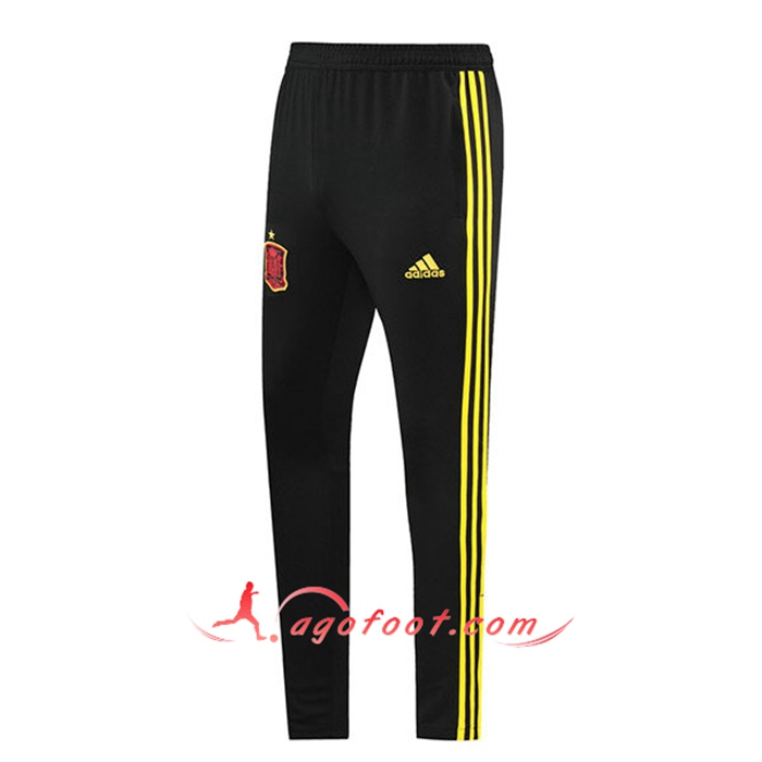 Training Pantalon Foot Espagne Rouge/Noir/Jaune