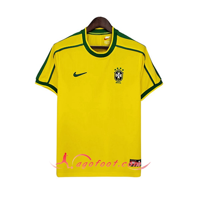 Maillot de Foot Bresil Retro Domicile 1998