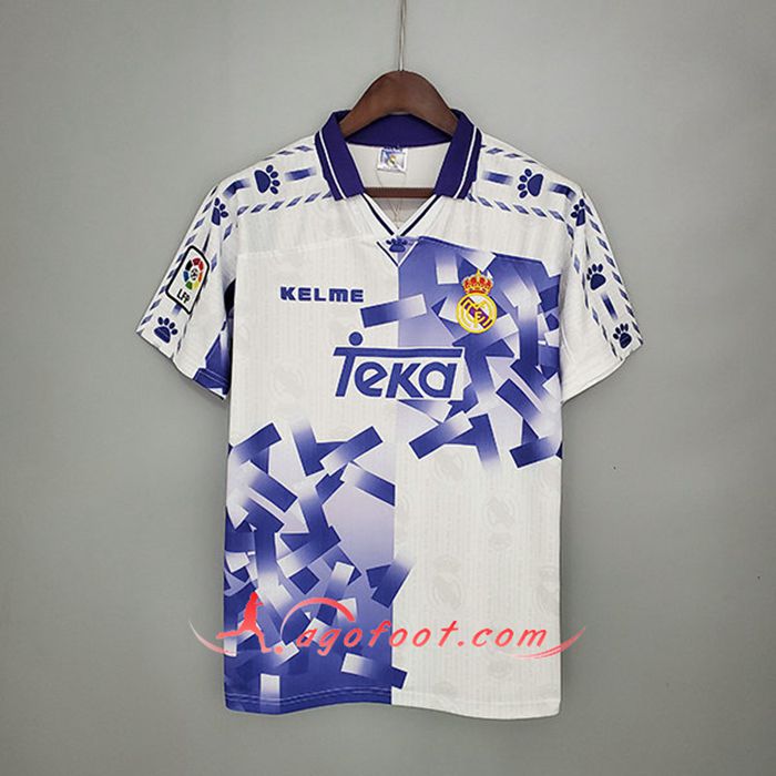 Maillot de Foot Real Madrid Retro Exterieur 1996/1998