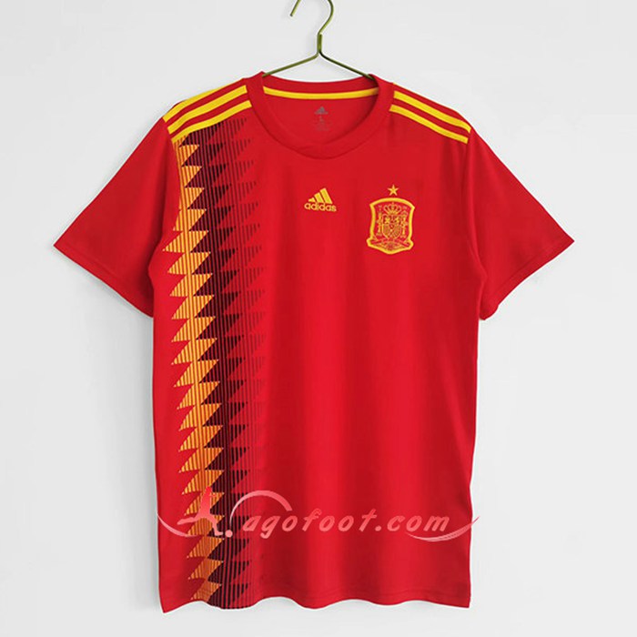 Maillot de Foot Espagne Retro Domicile 2018
