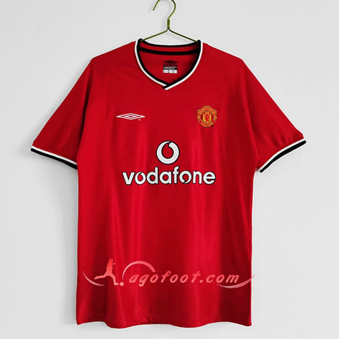 Maillot de Foot Manchester United Retro Domicile 2000/2002
