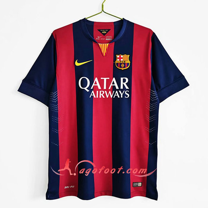 Maillot de Foot FC Barcelone Retro Domicile 2014/2015