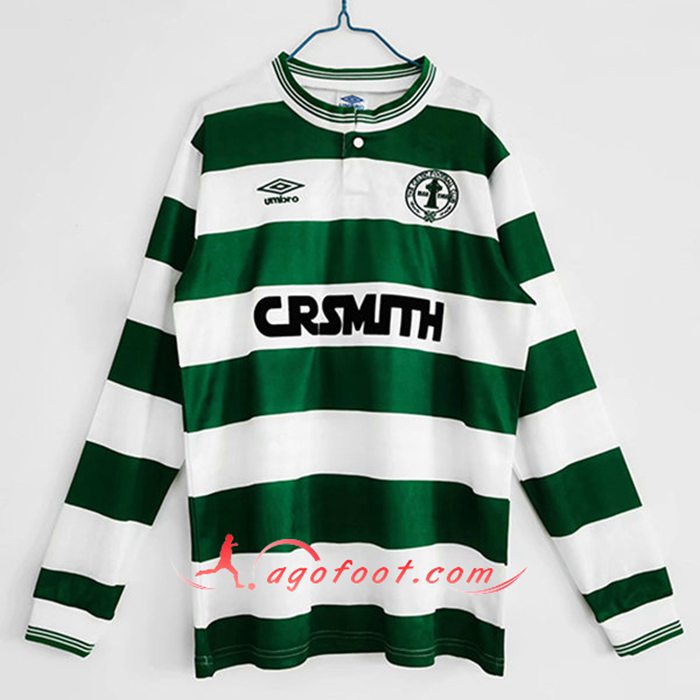 Maillot de Foot Celtic FC Retro Domicile Manche Longue 1987/1988