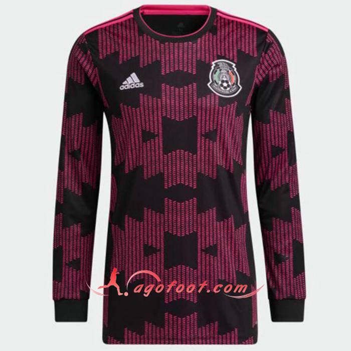 Nouveaux Maillot Equipe Foot Mexique Domicile Manche longue 2021/2022