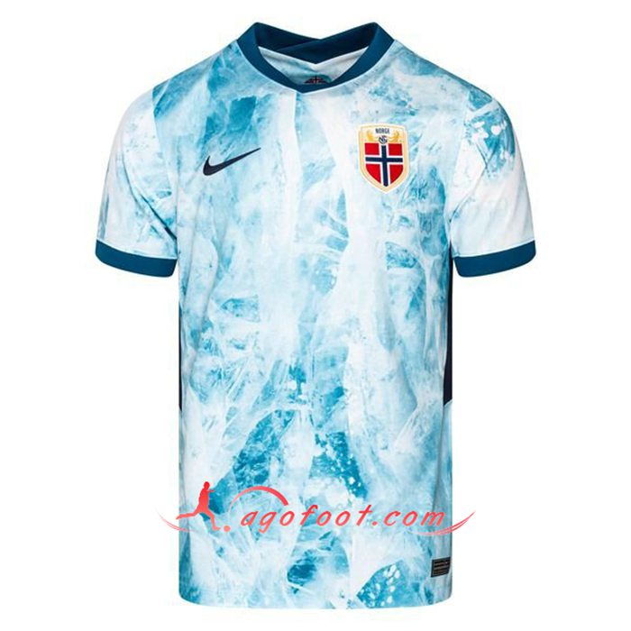 Nouveaux Maillot Equipe Foot Norvege Exterieur 2021/2022