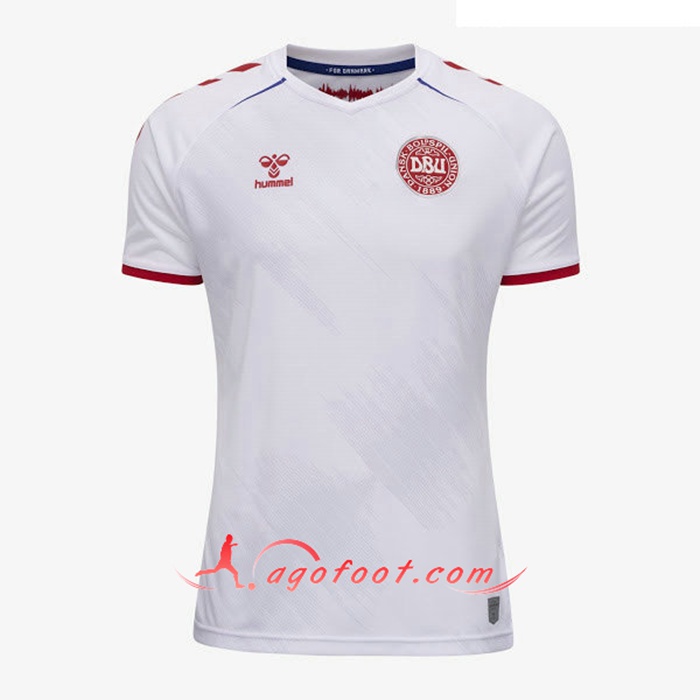 Nouveaux Maillot Equipe Foot Danemark Exterieur 2021/2022