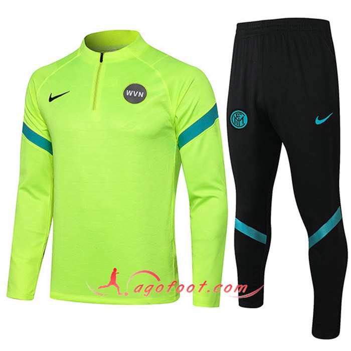 Ensemble Survetement de Foot Inter Milan Vert 2021/2022