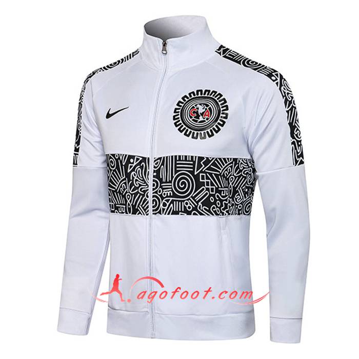 Nouveaux Veste Foot Club America Blanc 2021/2022