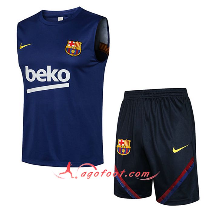 Debardeur Foot FC Barcelone Bleu 2021/2022