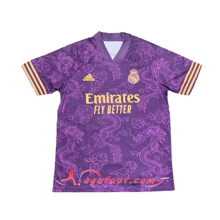 Maillot de Foot Real Madrid Concept Edition Pourpre 2021/2022