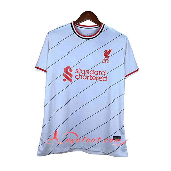 Maillot de Foot FC Liverpool Exterieur Blanc 2021/2022