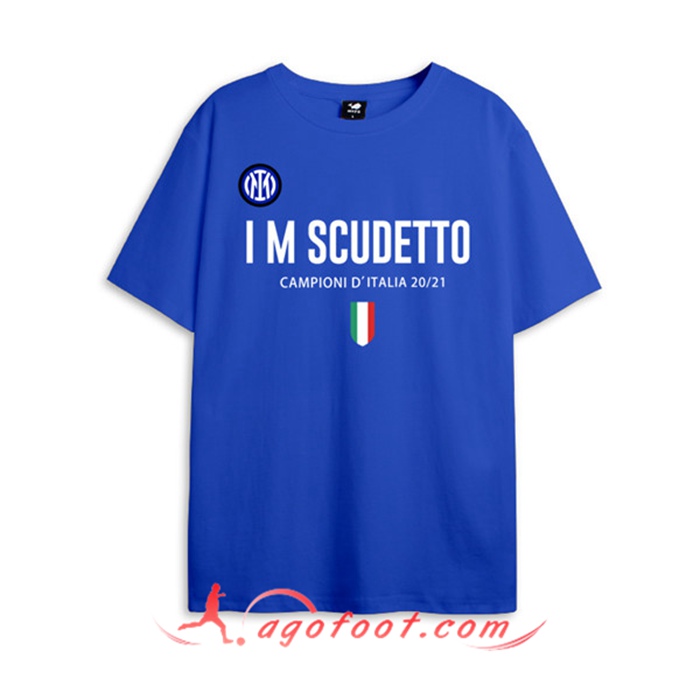 T-Shirts Inter Milan Scudetto Bleu 2021