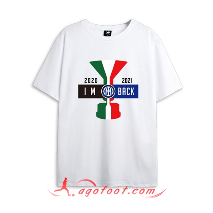 T-Shirts Inter IM Scudetto Blanc 2020/2021