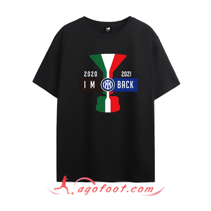 T-Shirts Inter IM Scudetto Noir 2020/2021