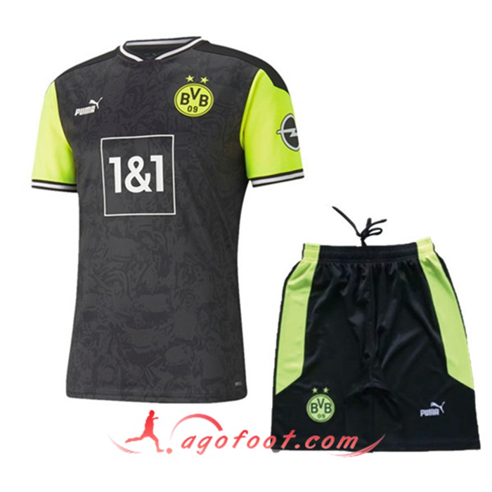 Maillot de Foot Dortmund BVB Enfant Fourth 2020/2021