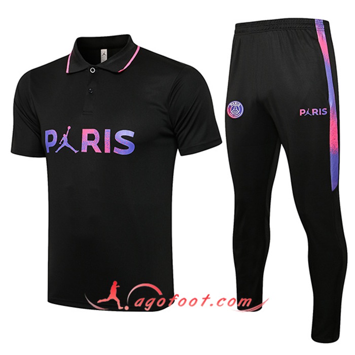 Ensemble Polo Jordan PSG + Pantalon Noir Classic 2021/2022