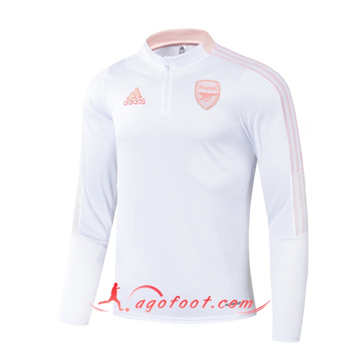 Sweatshirt Training Arsenal Blanc 2021/2022