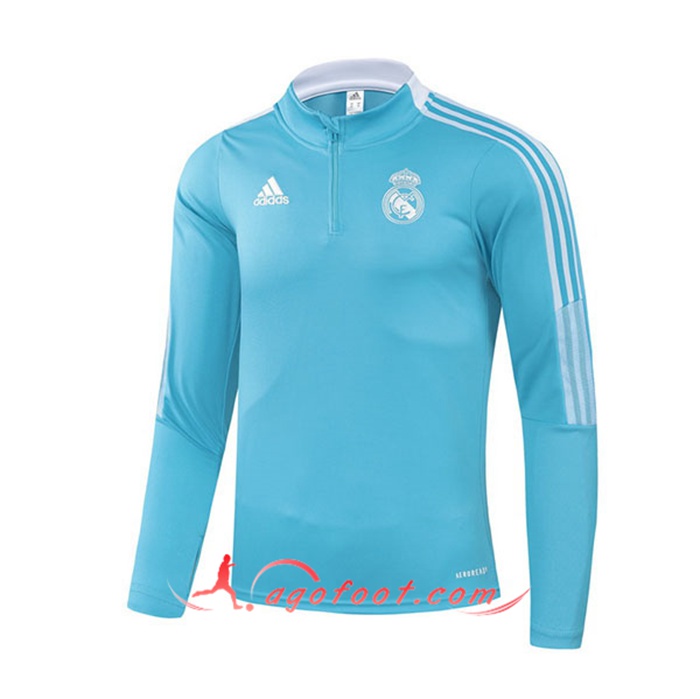 Sweatshirt Training Real Madrid Bleu 2021/2022