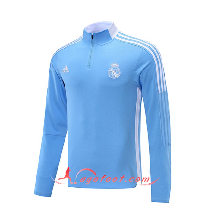 Sweatshirt Training Real Madrid Bleu 2021/2022 -1
