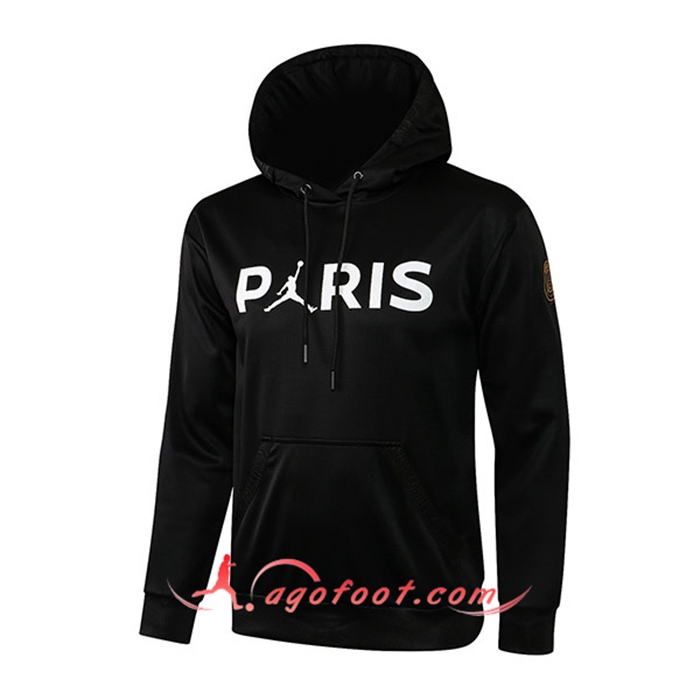 Sweatshirt Training Capuche Jordan PSG Noir Classic 2021/2022 -1