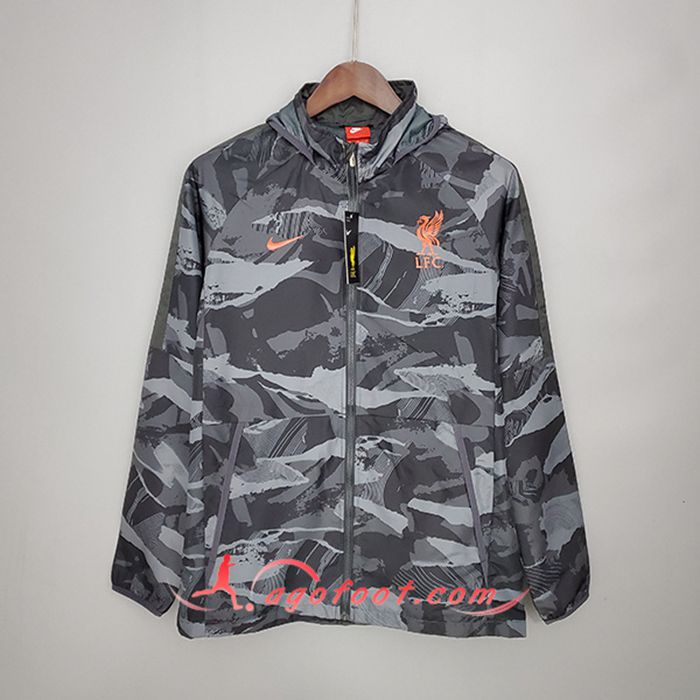 Coupe-Vent FC Liverpool Noir/Gris 2021/2022