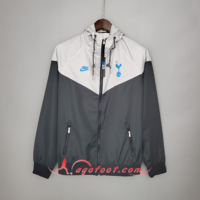 Coupe-Vent Tottenham Noir/Gris 2021/2022