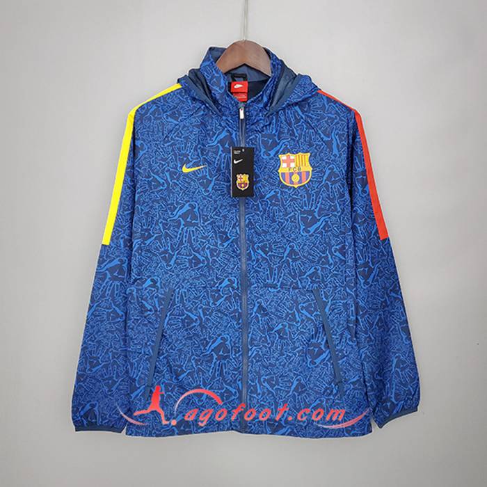 Coupe-Vent FC Barcelone Bleu 2021/2022