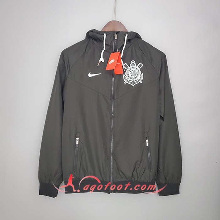 Coupe-Vent Corinthians Noir 2021/2022