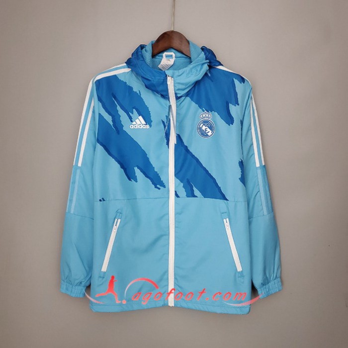 Coupe-Vent Real Madrid Bleu 2021/2022