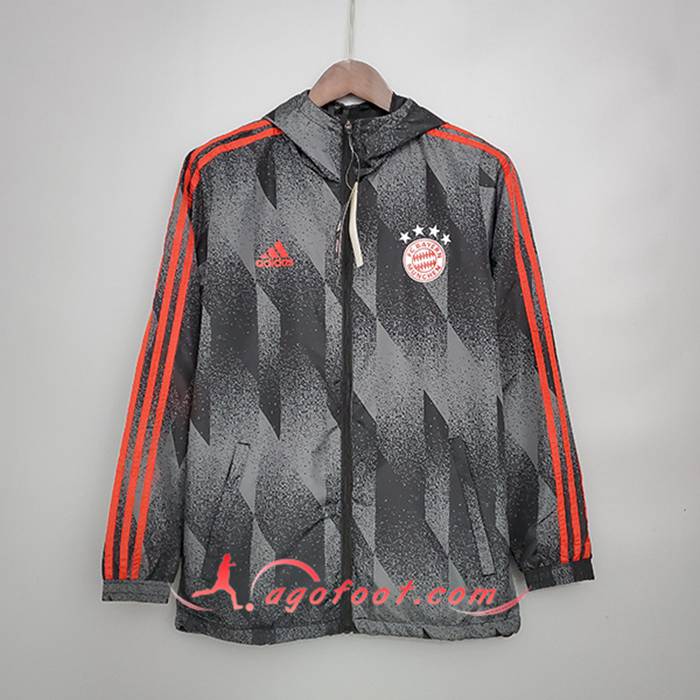 Coupe-Vent Bayern Munich Noir/Gris 2021/2022