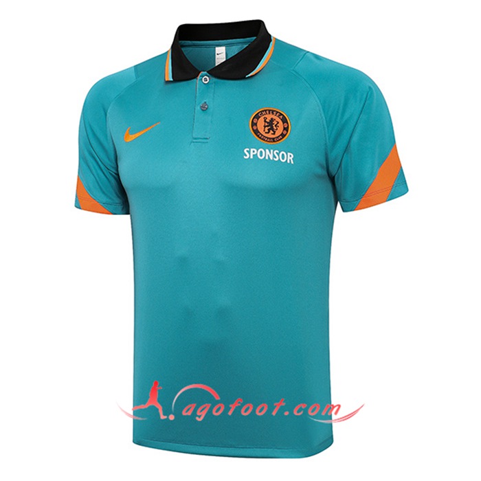 Polo Foot FC Chelsea + Pantalon Vert Classic 2021/2022