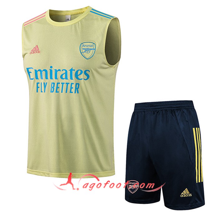 Ensemble Training T-Shirts Arsenal + Short Vert 2021/2022