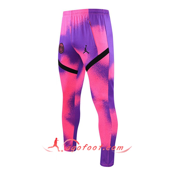 Training Pantalon Foot Jordan PSG Rouge/Pouple 2021/2022