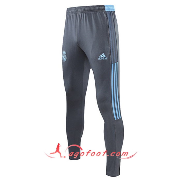 Training Pantalon Foot Real Madrid Gris Clair 2021/2022 -1