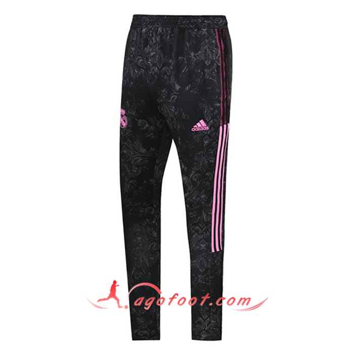 Training Pantalon Foot Real Madrid Noir/Rose 2021/2022
