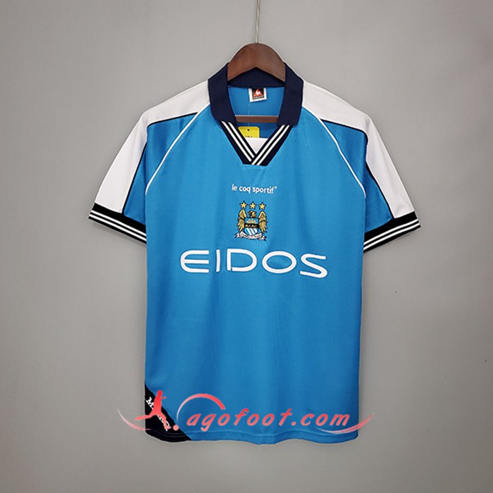 Maillot de Foot Manchester City Retro Domicile 1999/2001