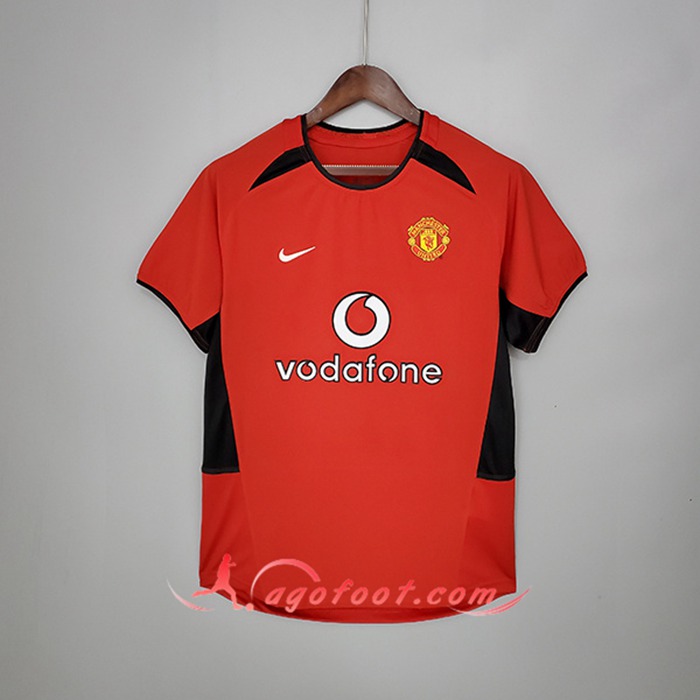 Maillot de Foot Manchester United Retro Domicile 2002/2004