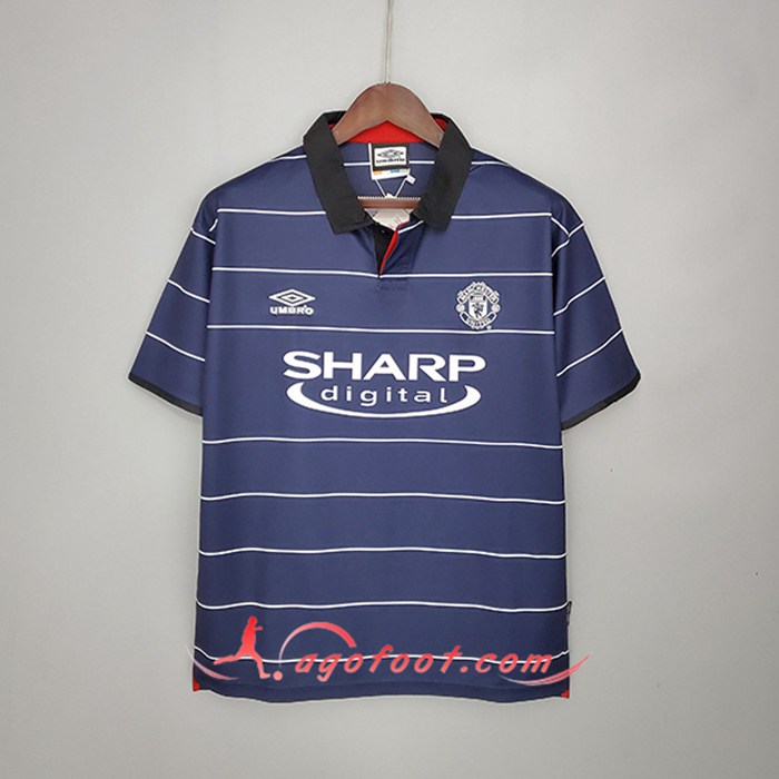 Maillot de Foot Manchester United Retro Exterieur 1999/2000