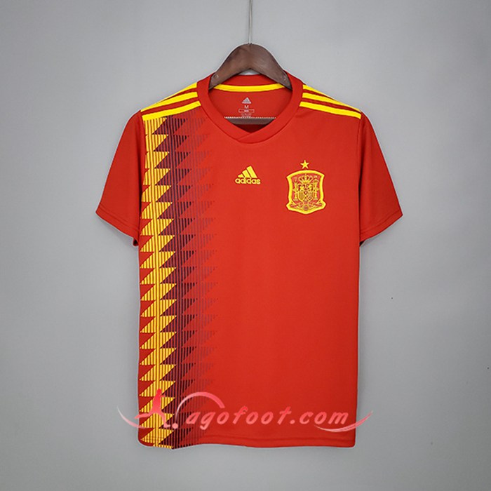 Maillot de Foot Espagne Retro Domicile 2014