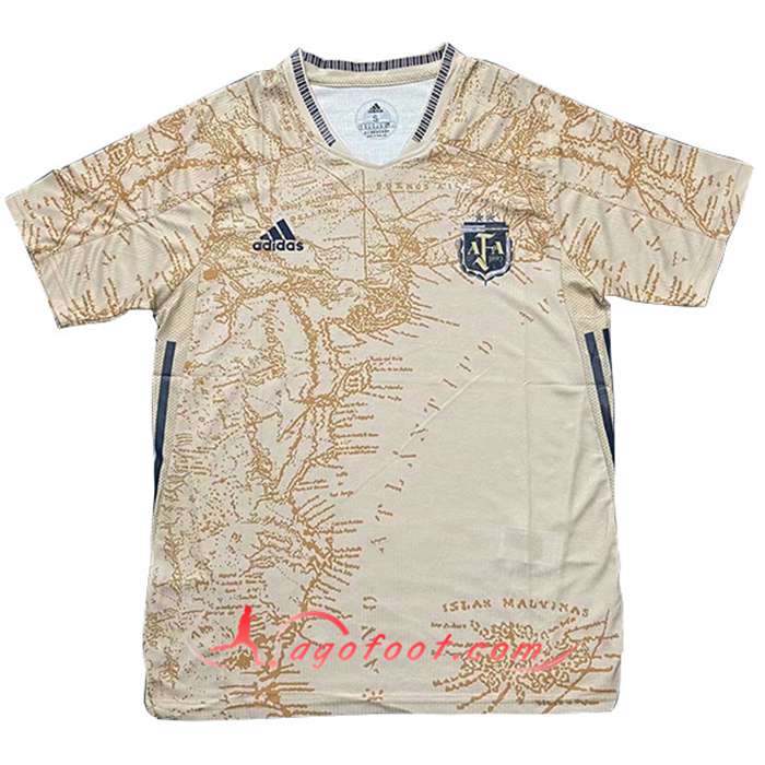 Maillot Equipe Argentine Commemorative Edition Jaune 2021